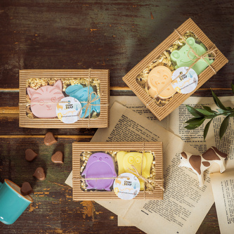 Dárková sada mýdel - Pejsek a Kočička