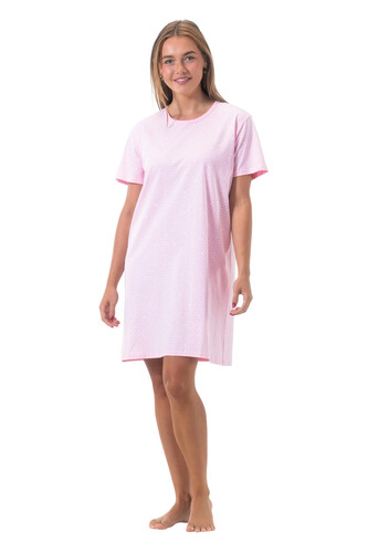 Dámská noční košile Gaubert růžová (GB-6803) M