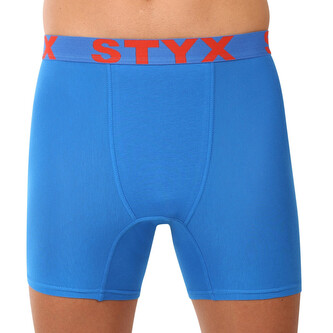 Pánské boxerky Styx long sportovní guma modré (UN1167) M