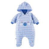 EWA 758477 RUN&FUN Pajac welurowy ociepl. niebieski 68