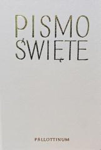 Biblia Pielgrzyma oprawa eko. biała paginatory