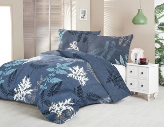 Saténové francouzské povlečení LUXURY COLLECTION 1+2, 240x200, 70x90cm Noční les