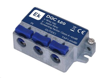 Odbočovač ITS DQC 120 QuiCoax / 5-2400 MHz - 20dB