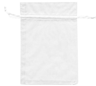 Worek organza 9 x 12 cm biały 10 szt