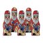 Figurka Santa Claus z mléčné čokolády 5 x 12,5 g BIO   ROSENGARTEN