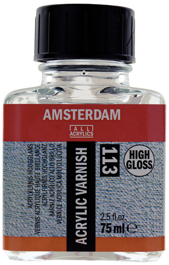 Werniks akrylowy Amsterdam, wysoki połysk 75 ml, Talens Werniks akrylowy Amsterdam, wysoki połysk 75 ml, Talens