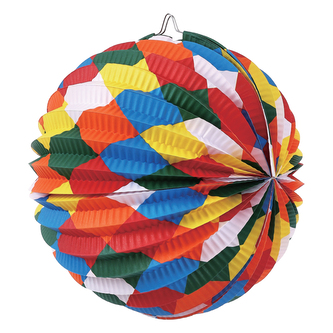 Barvy lucerny, papír, kulatý, 26 x 22,5 cm