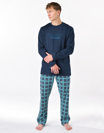 Pánské pyžamo Gino vícebarevné (79205-DCMMGA) L