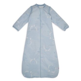 LODGER Spací pytel s rukávy Matcha Blue Fogg vel. 68/80