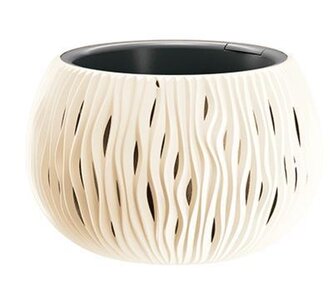 květináč BOWL SANDY DSK240WS krémový