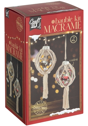 Vianočné macramé gule