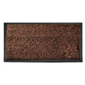 Rohožka 90x150cm guma/koberec  FINE hnědá Rohožka 90x150cm guma/koberec  FINE hnědá