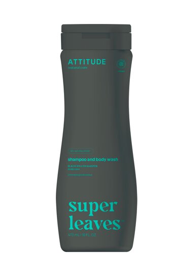 Attitude Přírodní pánský šampon proti lupům a tělové mýdlo 2v1 Super Leaves (Shampoo and Body Wash) 473 ml man