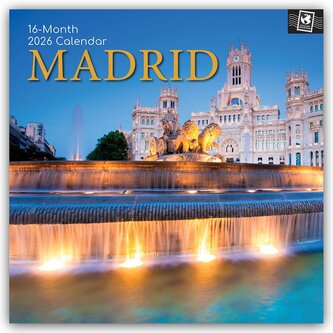 Madrid 2026 - 16-Monatskalender