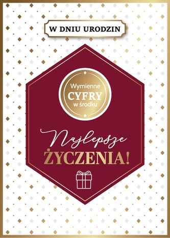 KARNET URODZINY B6 Z KOP AS GM-1226 FOL KARNET URODZINY B6 Z KOP AS GM-1226 FOL