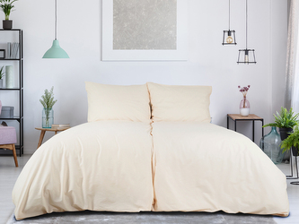 B.E.S. - Petrovice, s.r.o. Povlečení BAVLNA Jednobarevné uzavírání ZIP - Popelavá Rozměr: 140 x 200 + 70 x 90