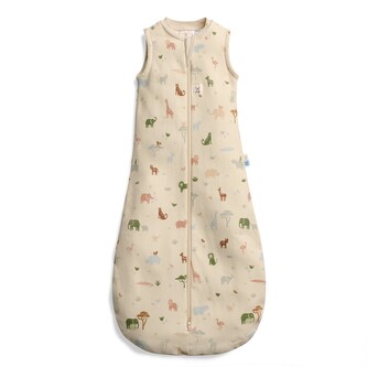 ERGOPOUCH Vak na spaní organická bavlna Jersey Savannah 3-12 m, 6-10 kg, 0,2 tog