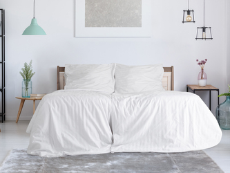 B.E.S. - Petrovice, s.r.o. Povlečení ATLAS GRADL česaný TOP HOTEL 140x200+70x90 pruh 2 cm - hotel. uzávěr