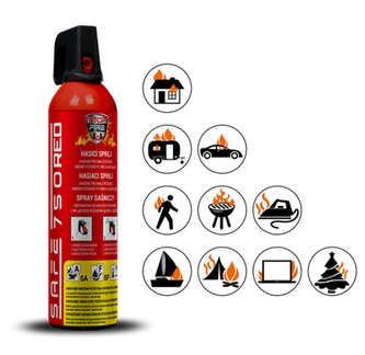 Safe Hasicí sprej  750 RED