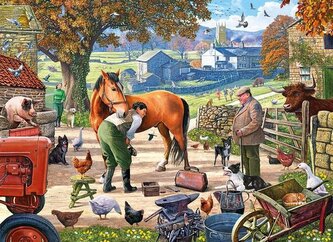 GIBSONS Puzzle Kovář na farmě 500 dílků