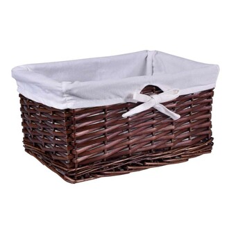 Proutěný košík 30x20x15 - hnědý