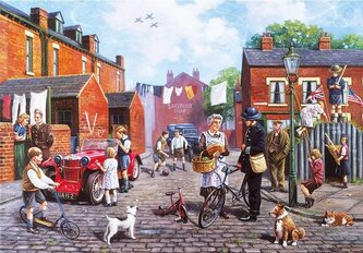 GIBSONS Puzzle Británie ve válce 500 dílků GIBSONS Puzzle Británie ve válce 500 dílků