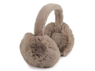 Kožešinové klapky na uši - 1 ks - 4 béžová