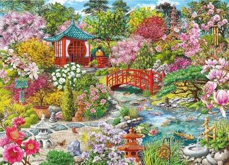 GIBSONS Puzzle Japonská zahrada 1000 dílků