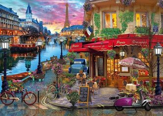 GIBSONS Puzzle Západ slunce nad Seinou 1000 dílků