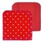 ARÔME HOME Podsedák 40*40 cm, Červená s bílými puntíky