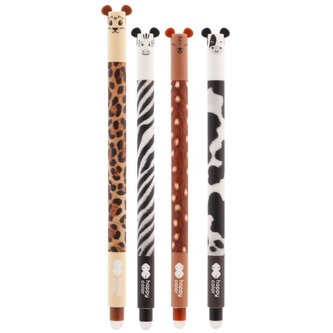 Długopis wymazywalny Uszaki Furry Safari  0.5mm niebieski Długopis wymazywalny Uszaki Furry Safari  0.5mm niebieski