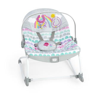 BRIGHT STARTS Houpadlo vibrující Rosy Rainbow™ 0m+ do 18 kg BRIGHT STARTS Houpadlo vibrující Rosy Rainbow™ 0m+ do 18 kg