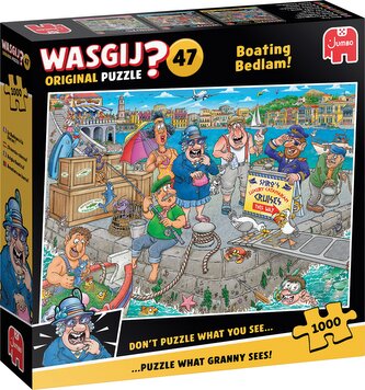 JUMBO Puzzle WASGIJ 47: Lodní chaos 1000 dílků