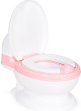 ECOTOYS Nočník - Dětská toaleta Bílá,Růžová
