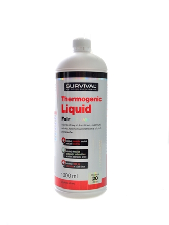 Survival - Thermogenic liquid fair power 1000 ml - pomeranč