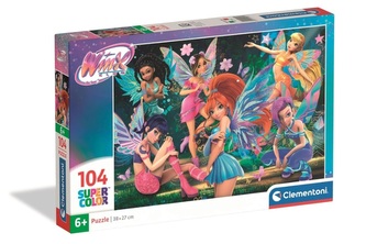 CLE puzzle 104 SuperKolor Winx 25085