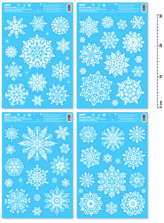 Naklejka Świąteczna Brokat VA004, MFP Naklejka Świąteczna Brokat VA004, MFP