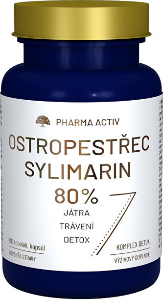 Pharma Activ Ostropestřec Sylimarin 80 % 90 tobolek