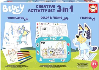 EDUCA Kreativní sada Bluey 3v1 EDUCA Kreativní sada Bluey 3v1
