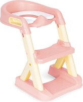 ECOTOYS Záchodové prkénko se žebříkem - růžové