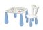 MALTEX SET LUNA TOWN Stolik dla dzieci + krzesełko biały/niebieski