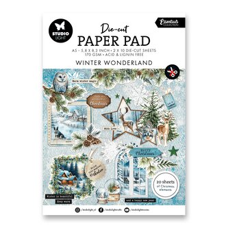 Kreativní blok Studio Light - Zimní krajinka