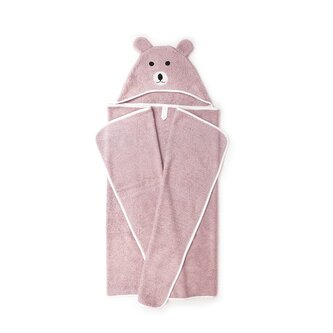 Detská osuška tmavoružový macko