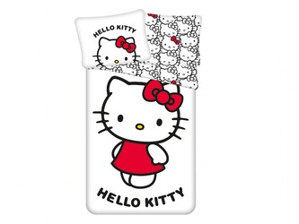 Jerry Fabrics Povlečení Hello Kitty 140x200, 70x90 cm