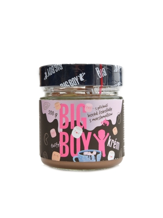BigBoy - Krém s příchutí horké čokolády a marshmallow 200 g