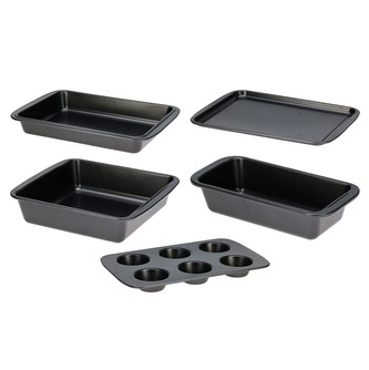 LA CUCINA Plech na pečení sada 5 ks ocel s nepřilnavým povrchem KO-309400400