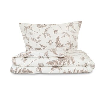 Francouzské flanelové povlečení 220x200, 70x90cm LILIE béžová