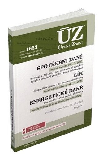 ÚZ 1653 Spotřební daně ÚZ 1653 Spotřební daně