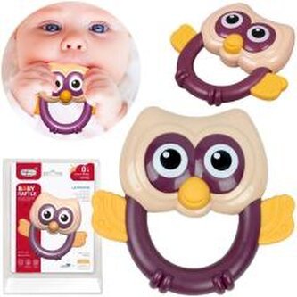 Grzechotka dla malucha sowa