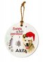 Zawieszka ceramiczna Boże Narodzenie Akita